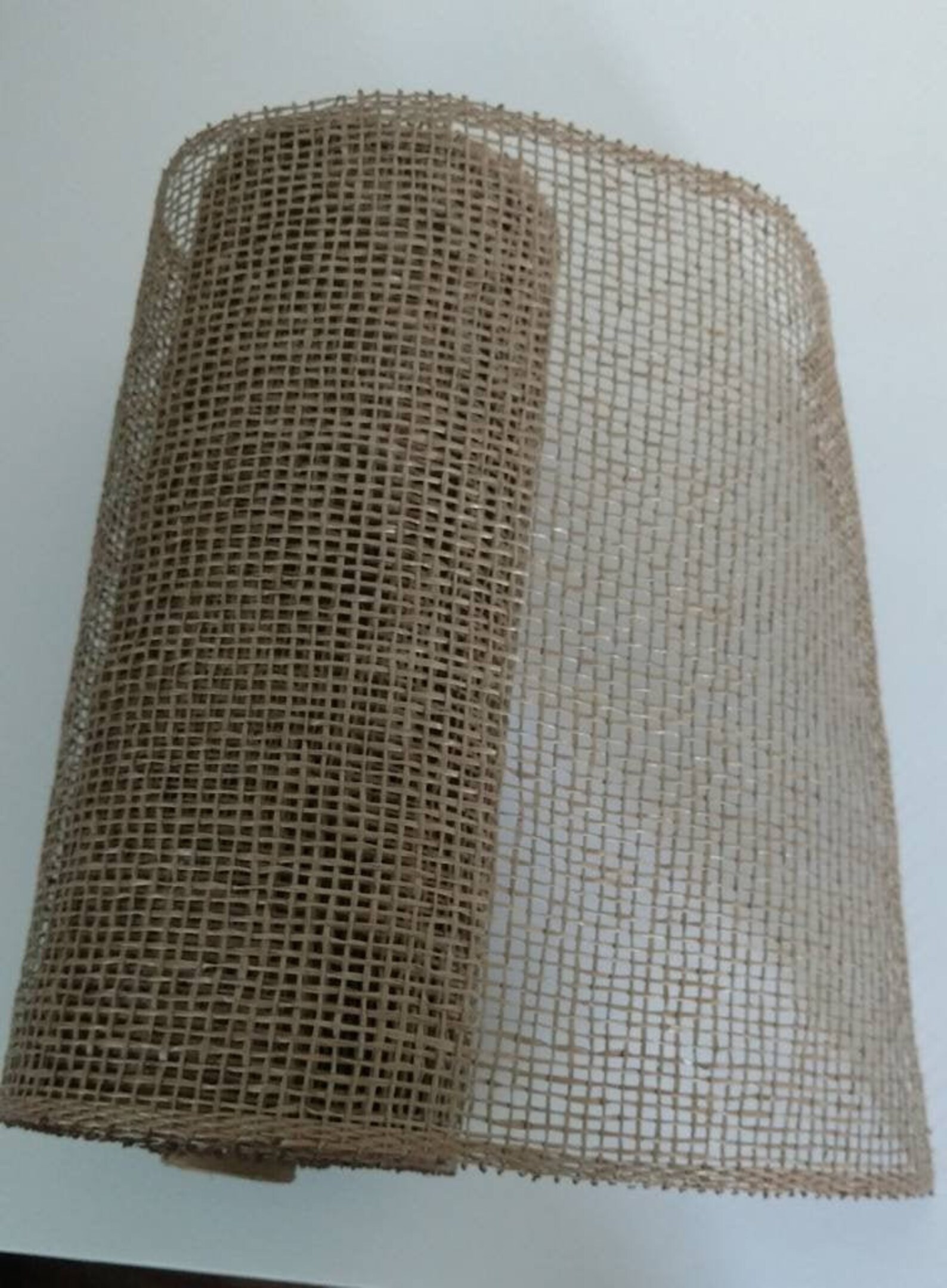 Brown Poly Burlap Mesh 10 Inch Poly Burlap Mesh Poly Burlap Etsy