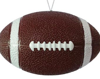 Footballs For Wreath, 4.75" Long Football Ornament, Plastic Football Wreath Attachment, Sports Wreath, Wreath Supplies, Football Wreath