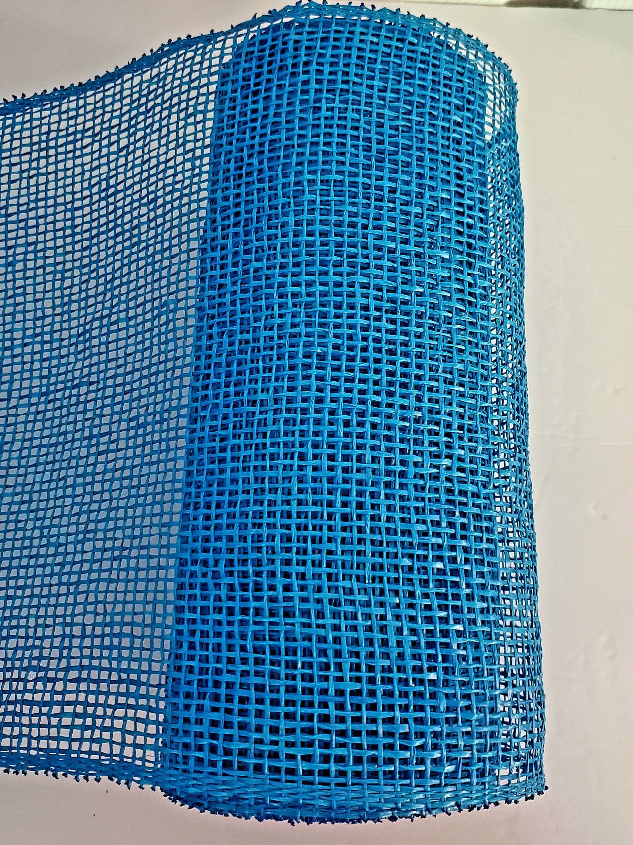 10 Poly Burlap Mesh: Turquoise Blue [RP810082] 