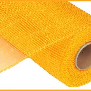 Two Tone Gold/Gold Deco Poly Mesh 10 Inches Wide X 10 Yards Long, Wreath Supplies, Wreath Mesh, Sunflower Wreath, Deco Mesh, Sunflower, Gold