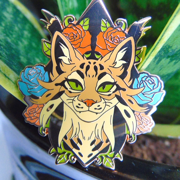 Lovely Lynx Enamel Pin