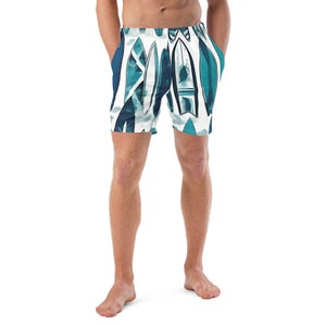 Surfen Zwembroek Normale en grote maten heren XS-6XL Zwembroek Surfplank Blauwe binnenvoering Trekkoord UPF50+ UV-bescherming
