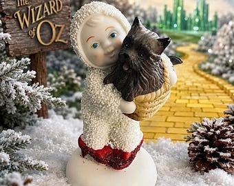 Department 56 Snowbabies Wizard of Oz Toto No Place Like Home 3"H Mint