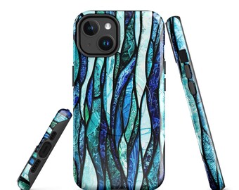 MagSafe® Tough Case for iPhone® Blue Green Ocean Beach Vibe Coastal Design
