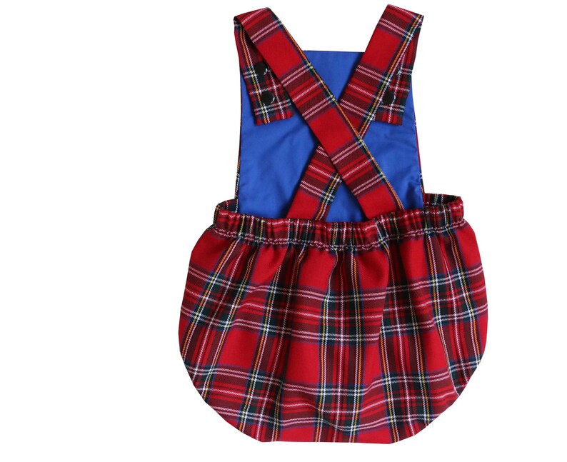 Tartan Baby Romper Baby and Toddlers Christmas outfit Etsy