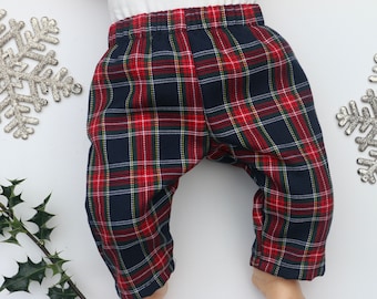 Kids Retro tartan trousers, Scottish plaid pants, Weddings, Christenings, Christmas