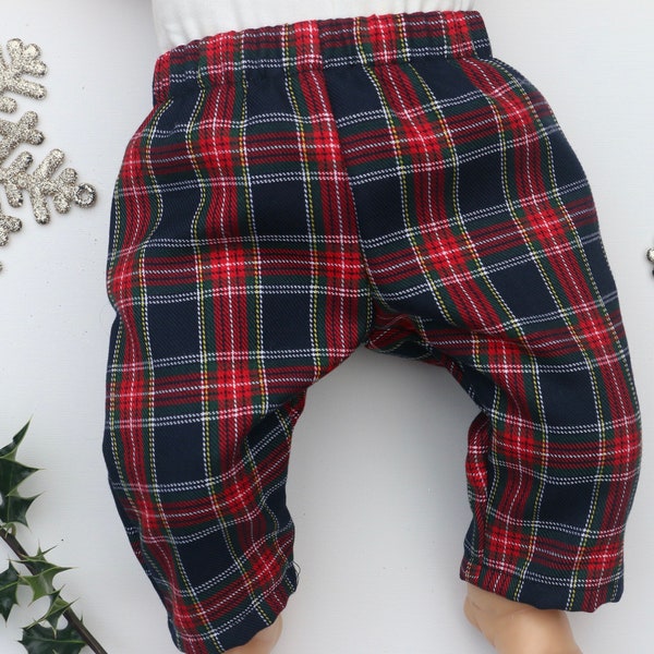 Kids Retro tartan trousers, Scottish plaid pants, Weddings, Christenings, Christmas
