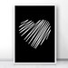 Heart Wall Art Print Black And White Print Digital Download | Etsy