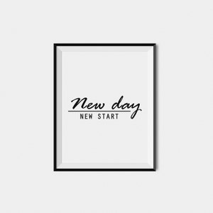 Arte da parete ispiratrice stampabile, stampa da parete con citazione motivazionale, arte in bianco nero, stampa d'arte da parete tipografica, arte della parete di casa, arte stampabile immagine 4