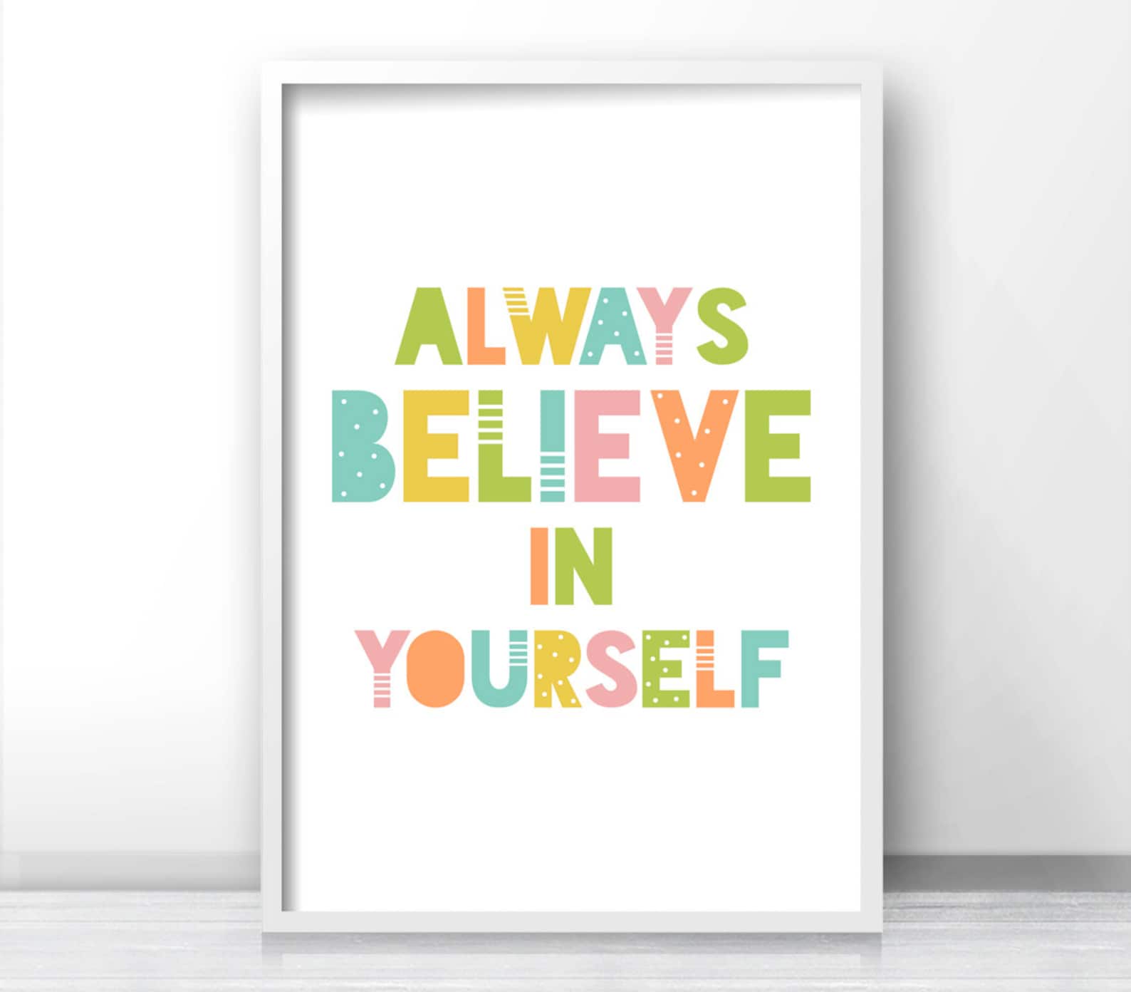 Printable Kids Wall Art Kids Print Pastel Nursery Print - Etsy