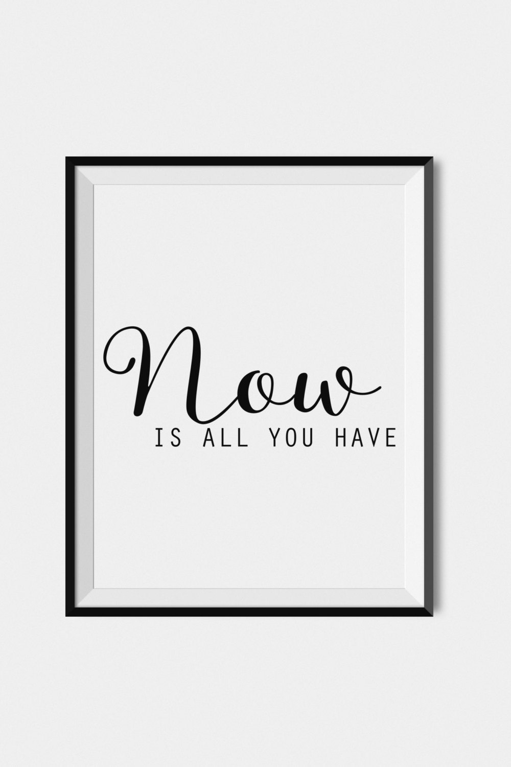 Black and White Art Print Quote Wall Art Digital Download Etsy