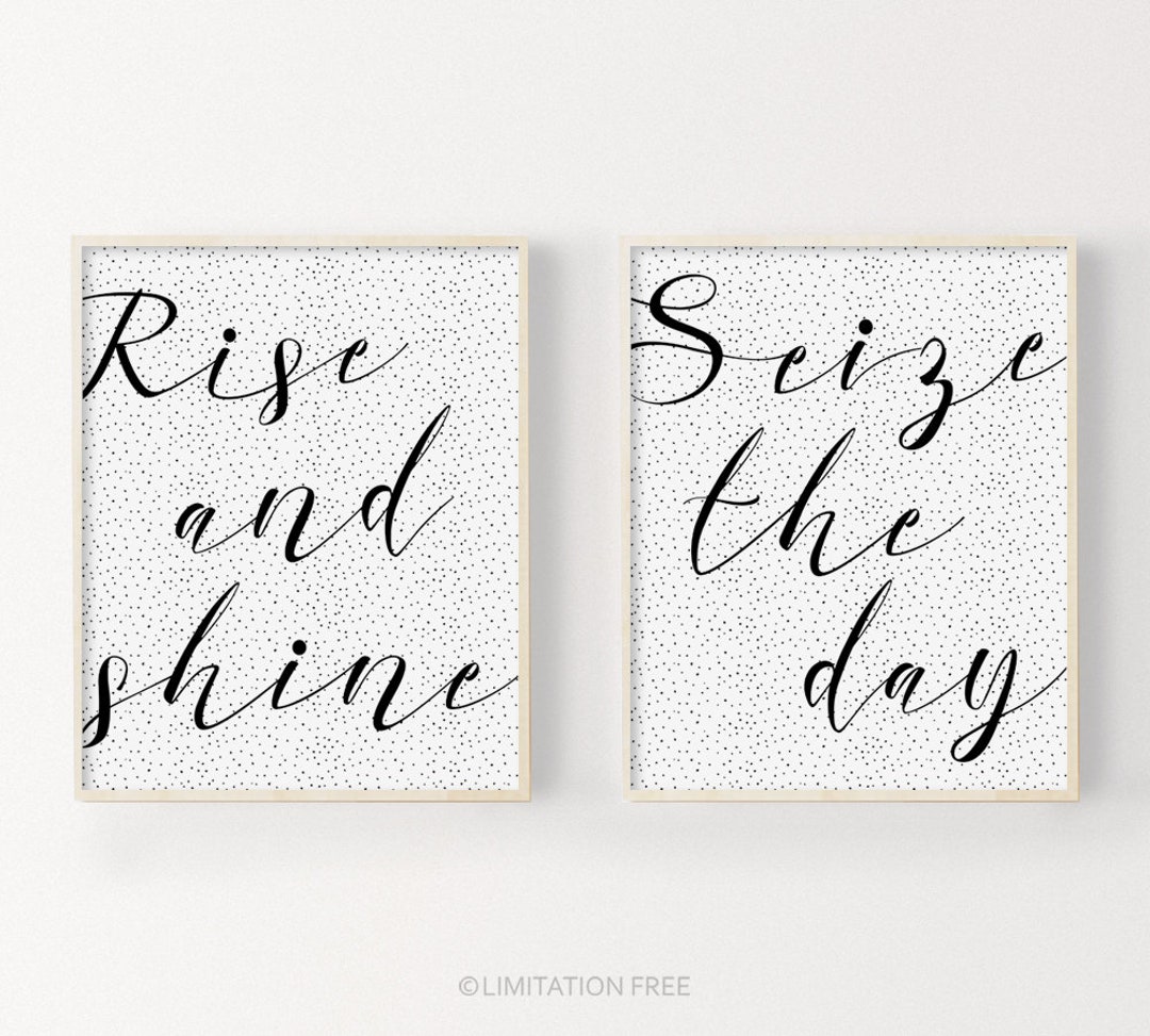 Digital Download Print, Bedroom Prints Set of 2, Instant Download ...