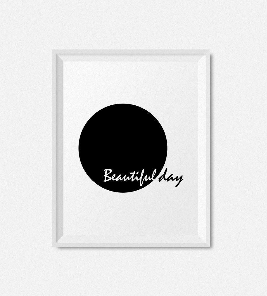 Printable Wall Art Minimalist Black and White Art Print | Etsy