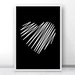 Heart Wall Art Print, Black and White Print, Digital Download Art ...