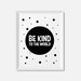 Be Kind Nursery Print Instant Download Printable Art Kids - Etsy