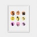 Kids Wall Art Print, Nursery Numbers Art, Kids Room Decor, Numbers ...