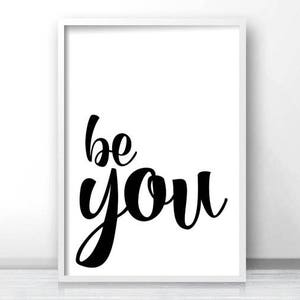 Black and White Prints, Printable Wall Art, Digital Download Art, Set ...