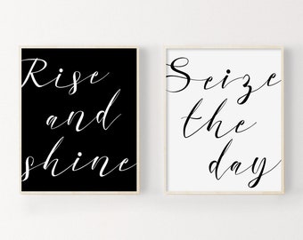 Bedroom Prints, Instant Download Printable Art ,Set Of 2 Digital Prints, Bedroom Decor, Digital Download Art, Quote Prints, Printable Decor
