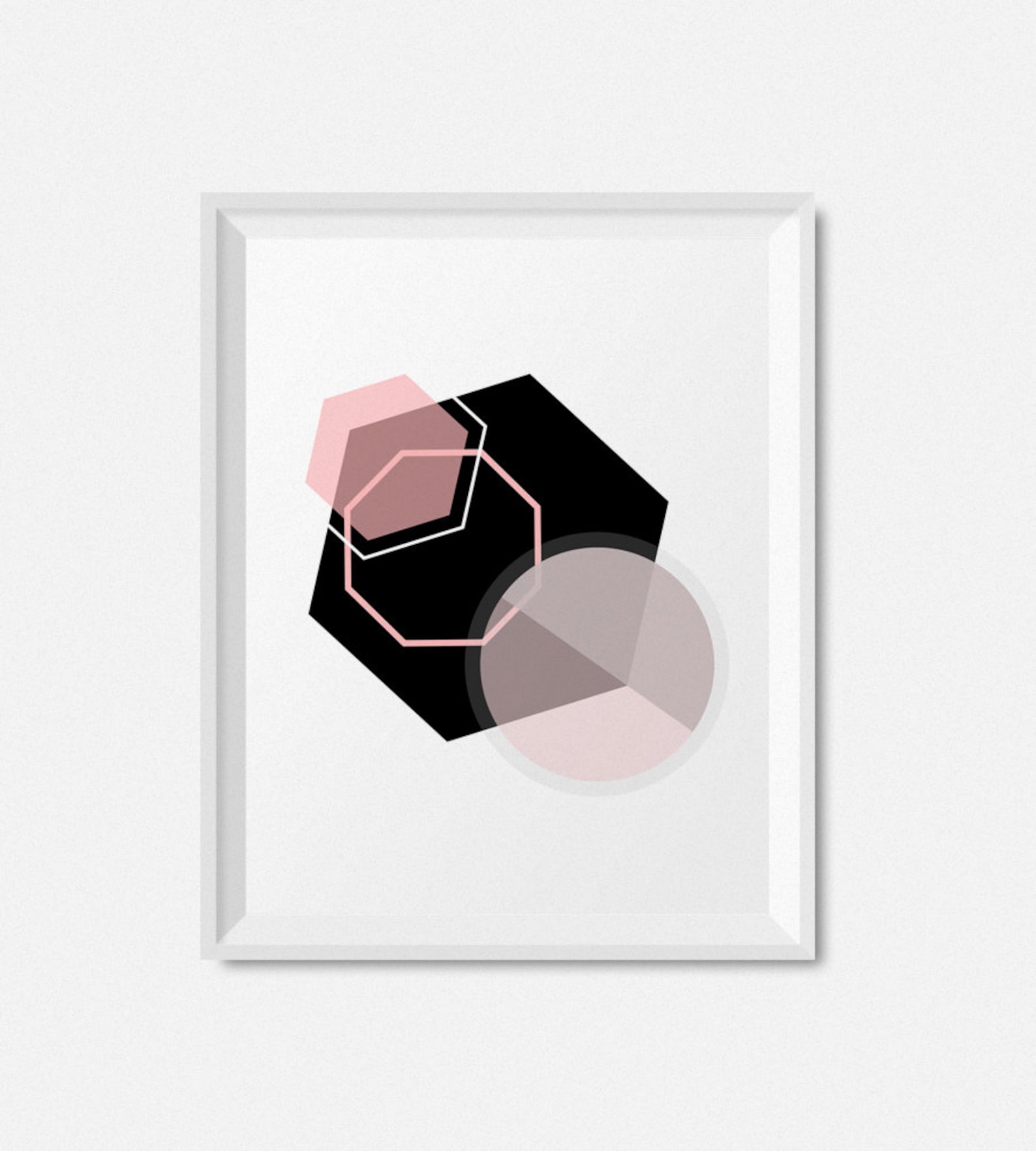 Wall Art Printable Geometric Art Print Digital Download Art | Etsy