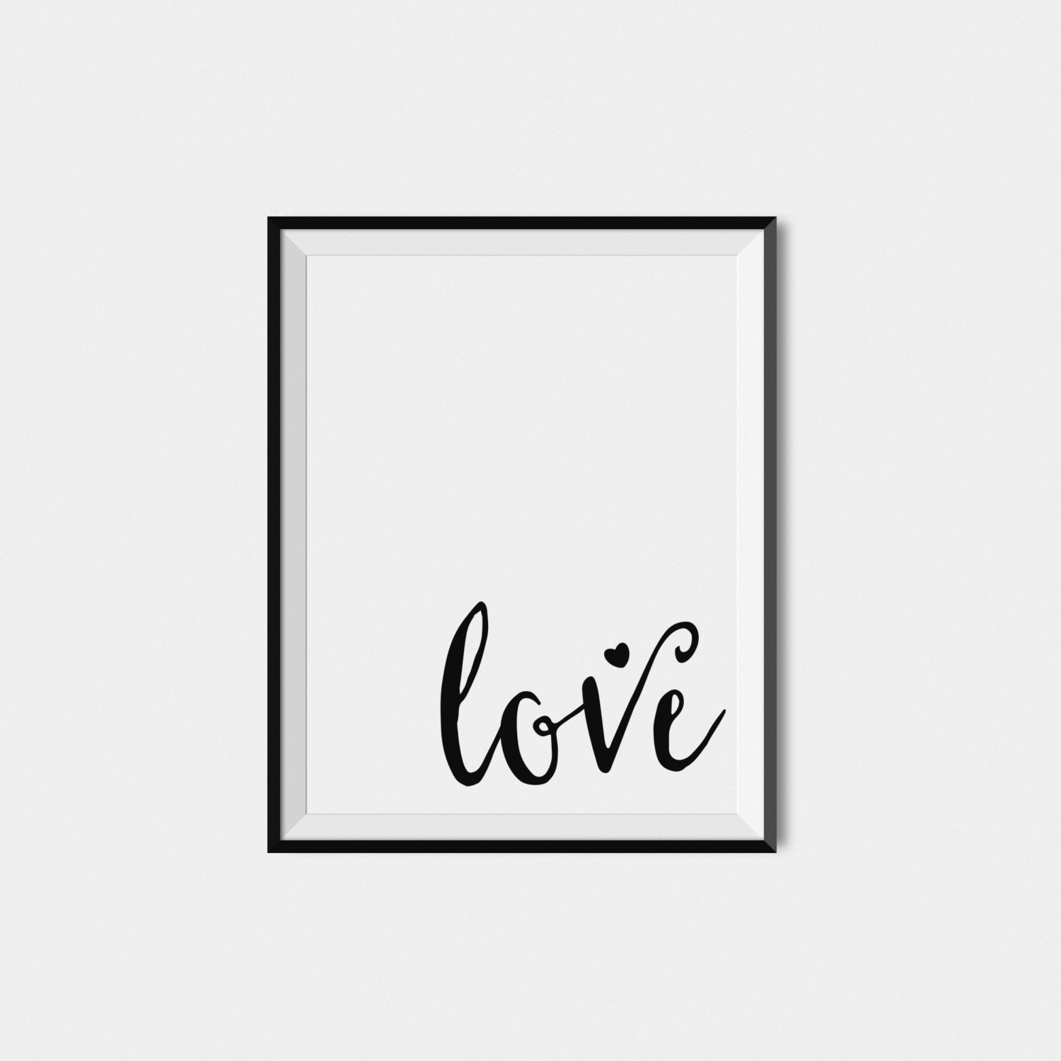 Love Wall Art Printable Digital Download Art Home Decor Wall | Etsy