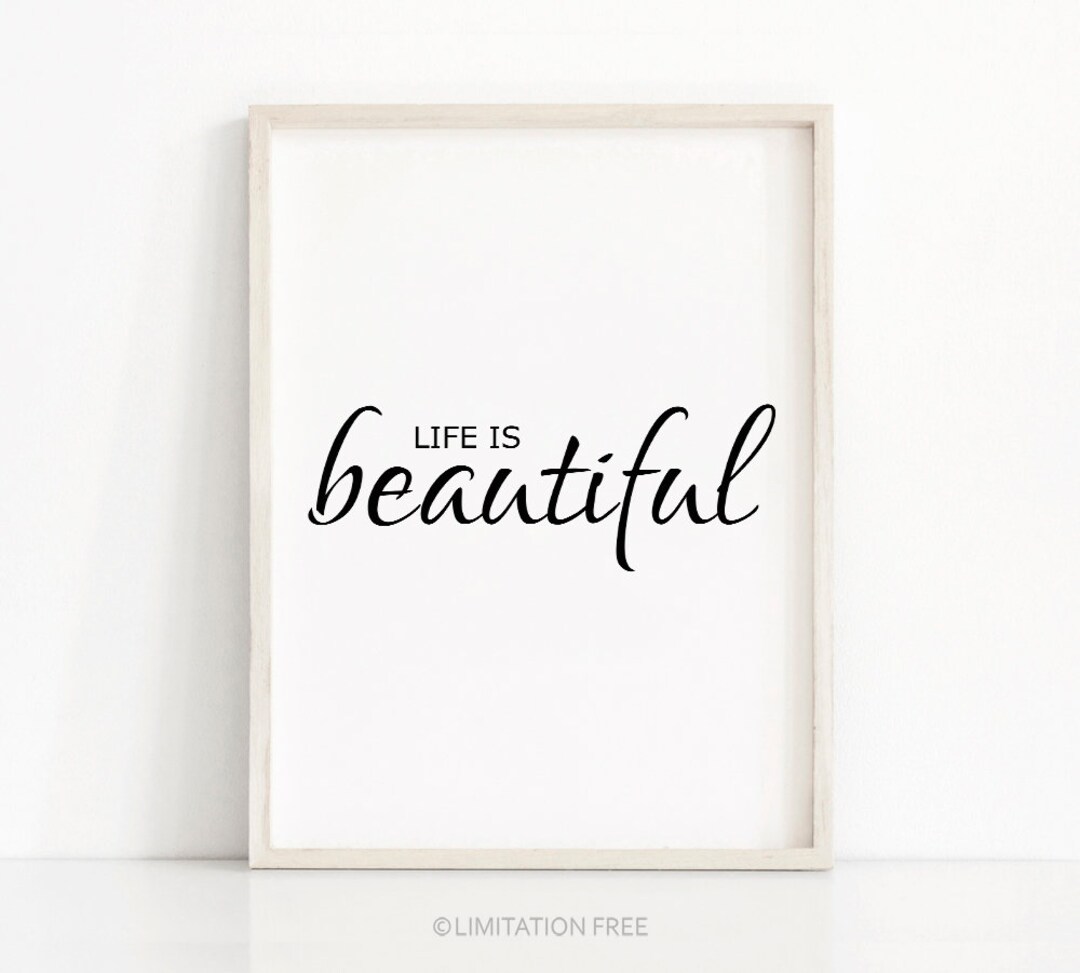 Digital Download Art, Inspirational Quote Print, Quote Wall Art Print ...