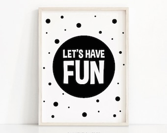 Monochrome Nursery Print, Digital Download, Nursery Wall Art, Instant Download Printable Nursery Art, Black White Kids Print, Playroom Decor