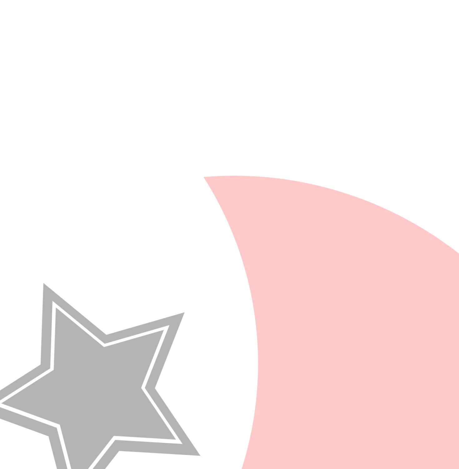Moon and Stars Nursery Prints Printable Nursery Art Pink | Etsy