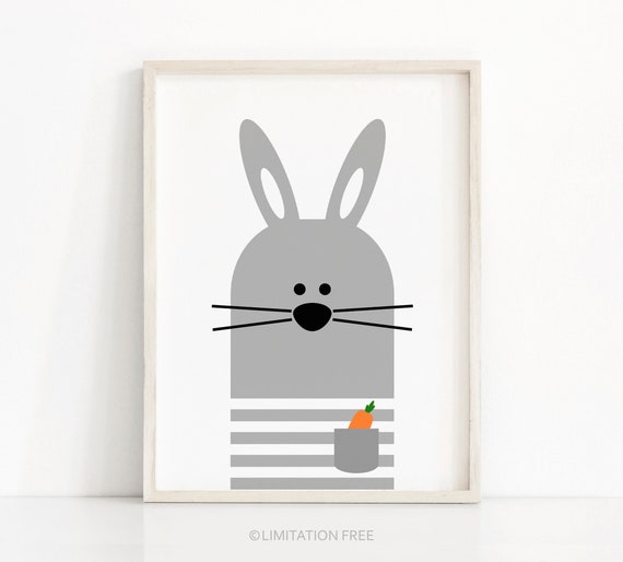 Bunny Nursery Wall Art Digital Download Nursery Print Etsy Bunny Nursery Wall Art Digital Download Nursery Print Etsy