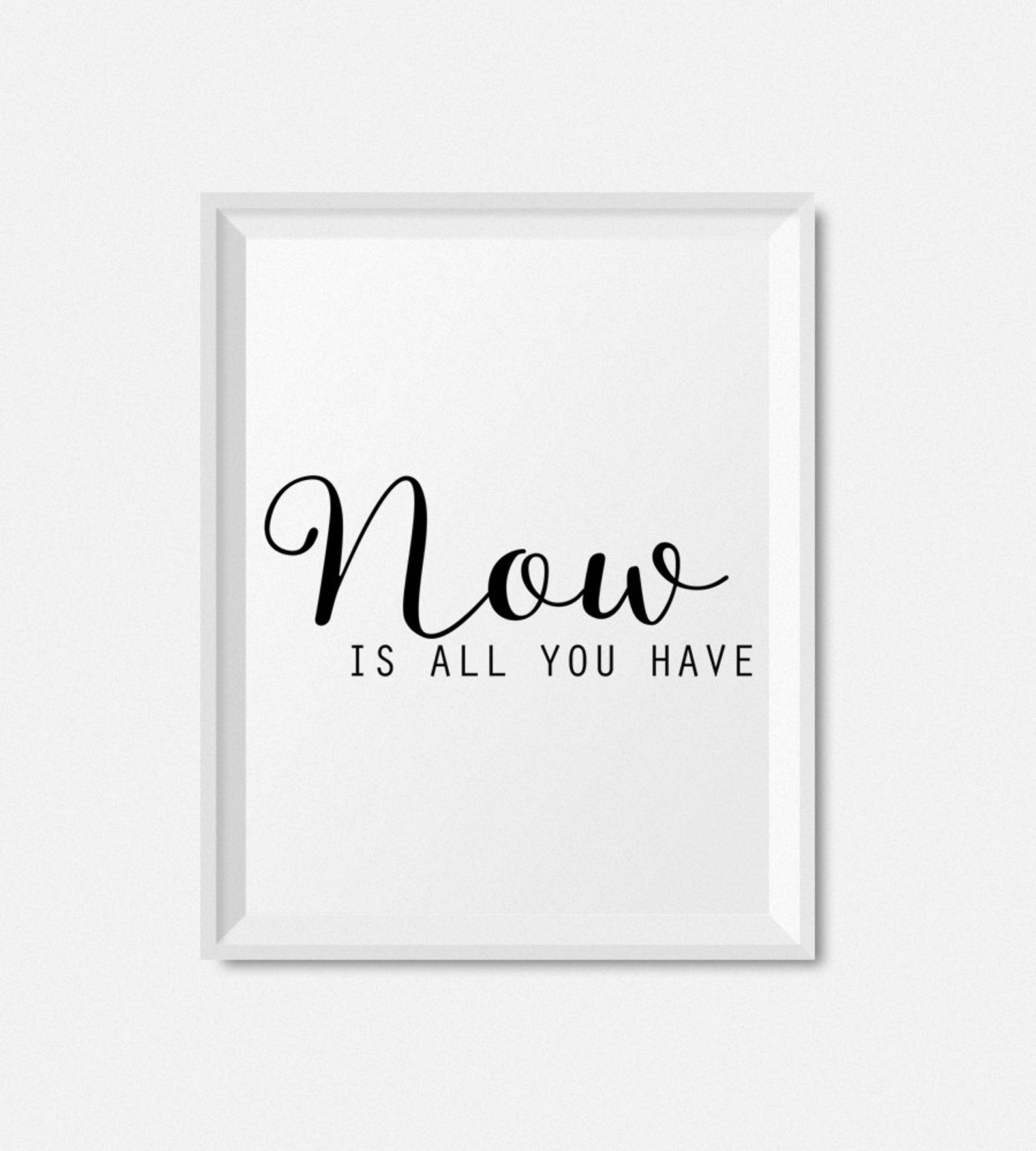 Black and White Art Print Quote Wall Art Digital Download Etsy