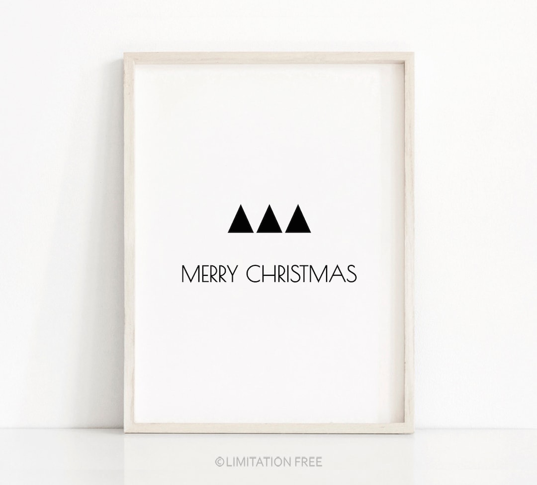 Scandinavian Christmas Decor, Instant Download Christmas Print, Holiday Print, Printable ...