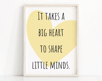 Teacher Appreciation Gift, Teacher Gift Idea, Digital Download Quote, Printable Teacher Quote, Back To School Gift, Teacher Wall Art