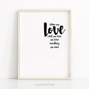 Instant Download Printable Art, Wall Print Quote, Digital Download Art, Typography Wall Art Print, Inspirational Quote Art, Minimalist Art