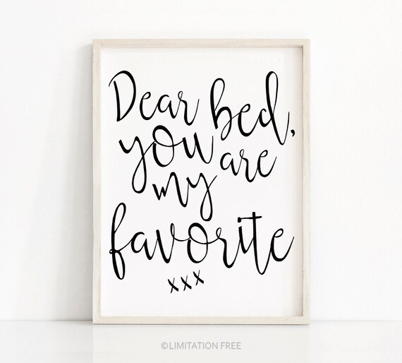 Instant Download Printable Art, Digital Download Bedroom Print, Typography Wall Art, You Are My Favorite Digital Print, Funny Bedroom Decor