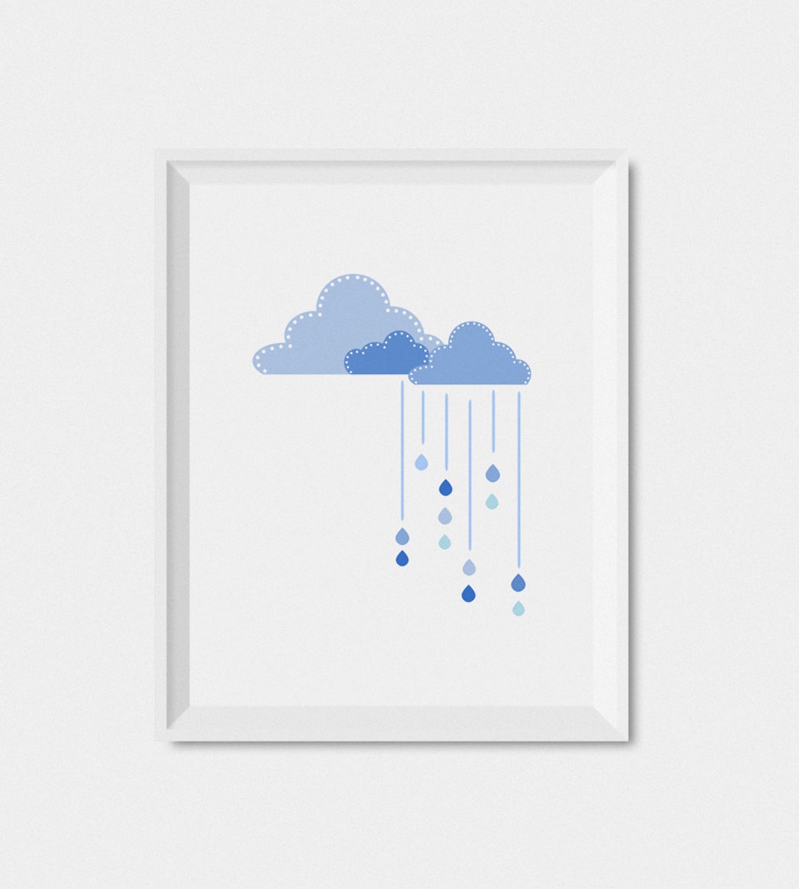 Printable Nursery Art Cloud Nursery Wall Art Baby Room Art Etsy