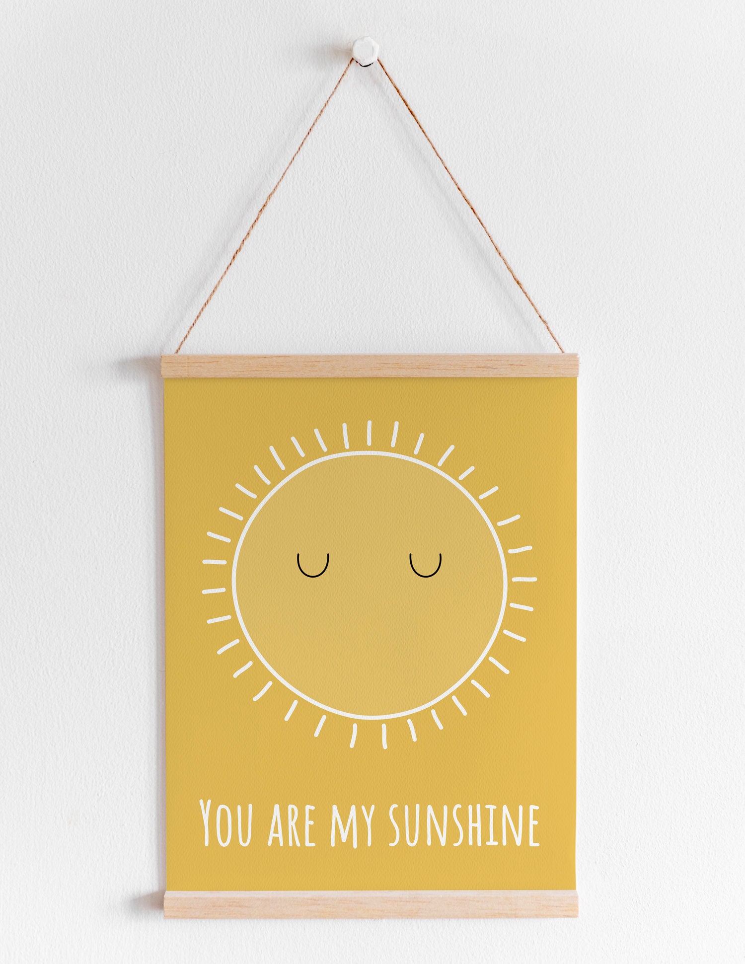You Are My Sunshine Wall Art Sunshine Nursery Art Kids Room Etsy