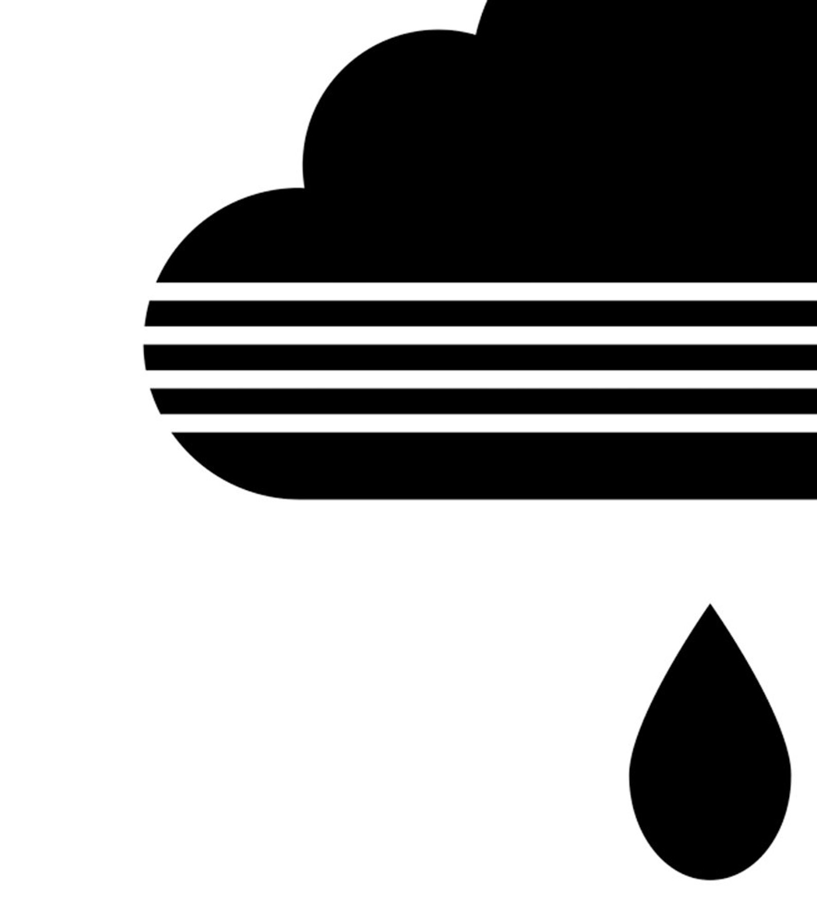 Monochrome Nursery Wall Art Print, Cloud Nursery Print, Kids Art Print