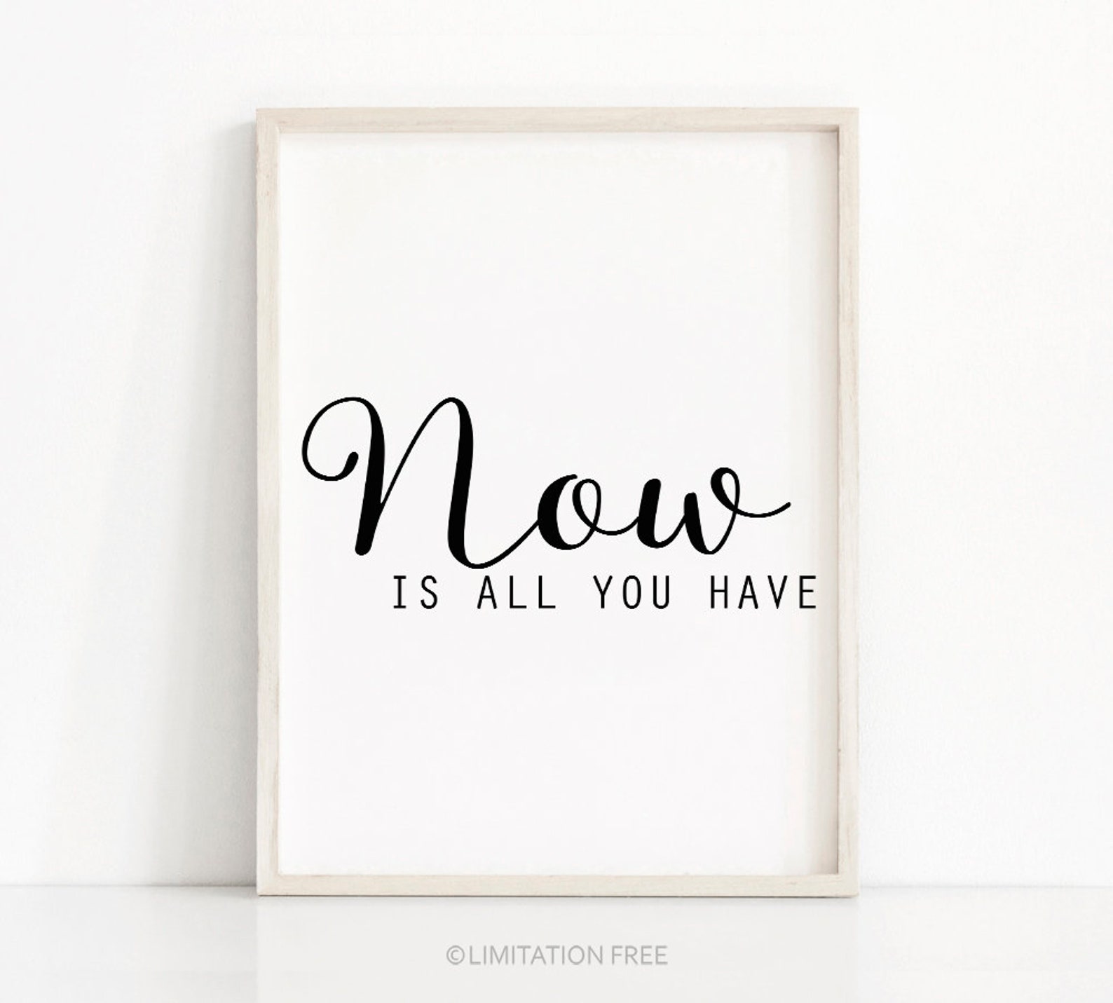 Black and White Art Print Quote Wall Art Digital Download Etsy