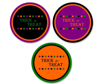 Halloween Printables, Instant Download Printable Halloween Tags, Halloween Favor Tags, Digital Halloween