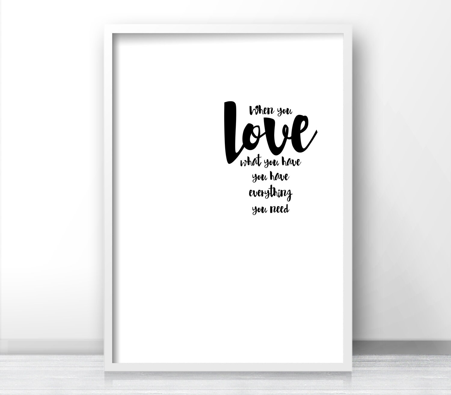 Instant Download Printable Art, Wall Print Quote, Digital Download Art ...