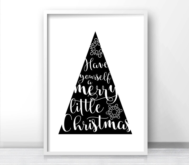 Printable Christmas Wall Art Instant Download Christmas Etsy