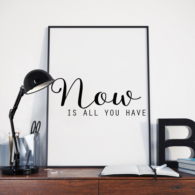 black and white art print quote wall art digital download etsy