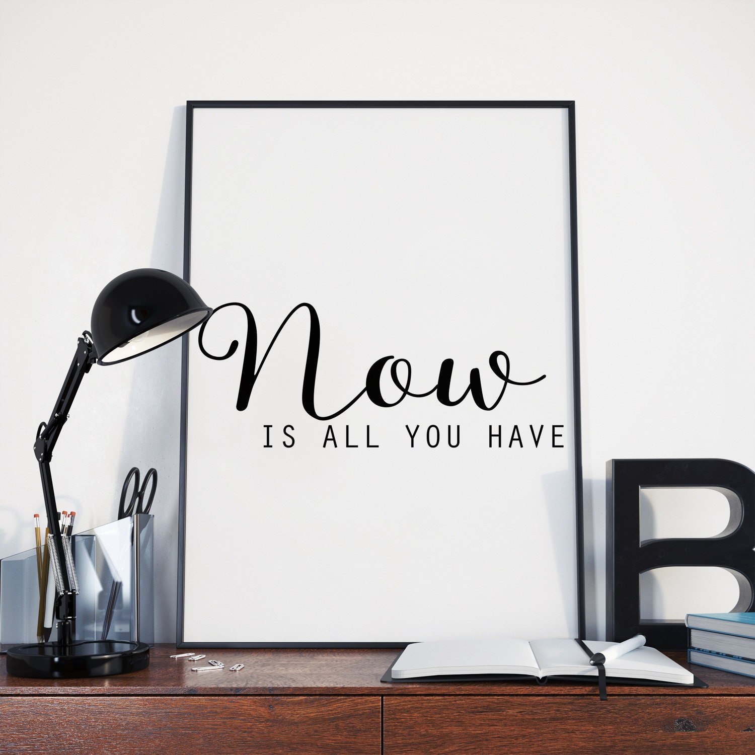 Black and White Art Print Quote Wall Art Digital Download - Etsy