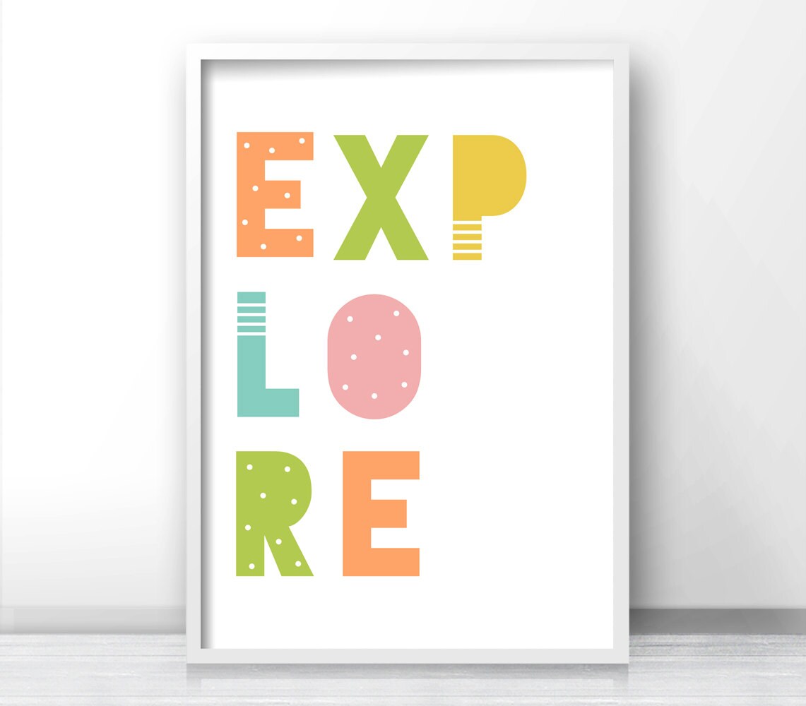 Explore Nursery Wall Art Nursery Print Printable Kids Art - Etsy