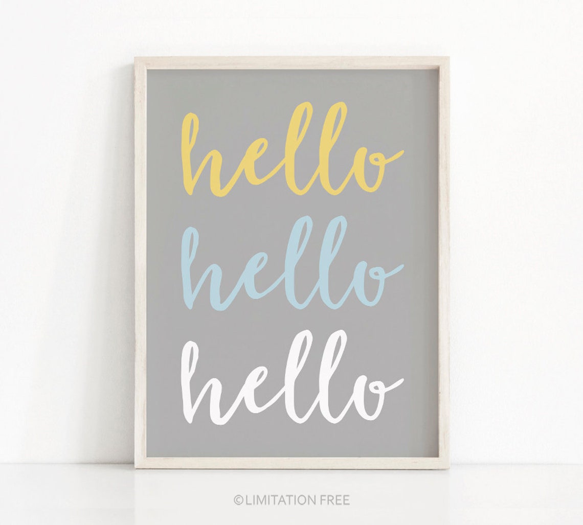 Printable Nursery Art Boy Nursery Decor Nursery Prints Kids - Etsy