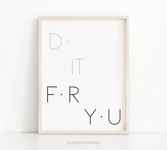 Quote Print Digital Download, Motivational Inspirational Quote, Instant Download Printable Art, Minimalist Typography Print, Printable Quote