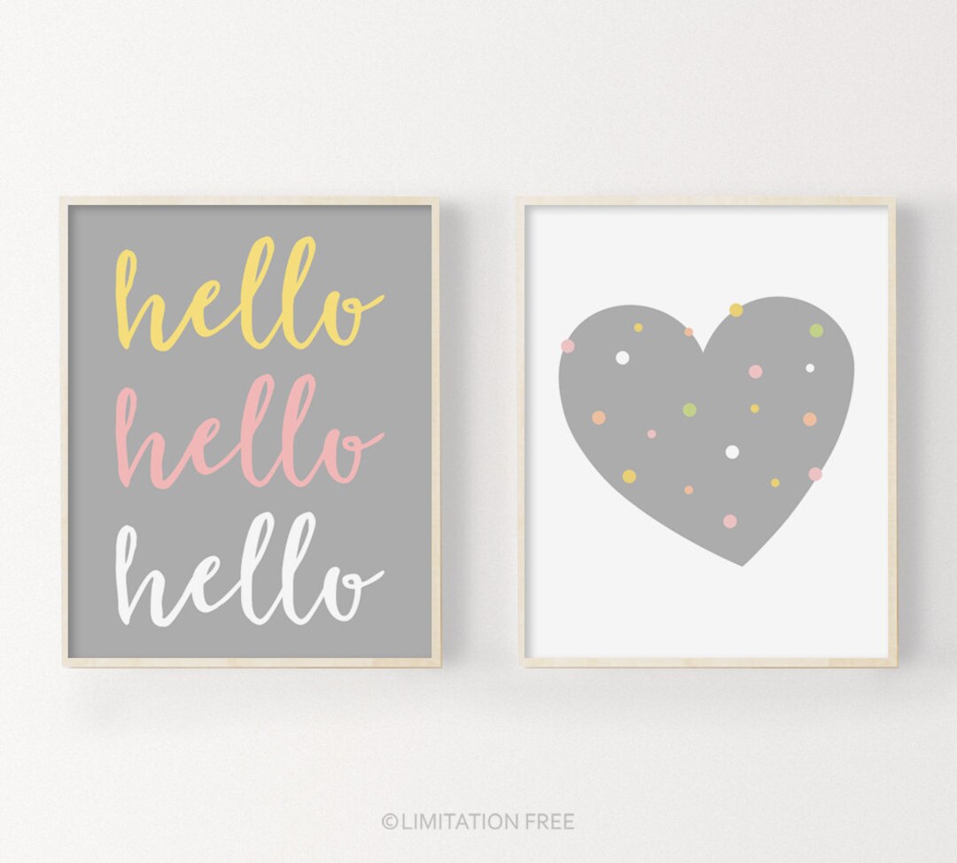 Nursery Art, Girl Nursery Prints, Girls Wall Art, Printable Nursery ...