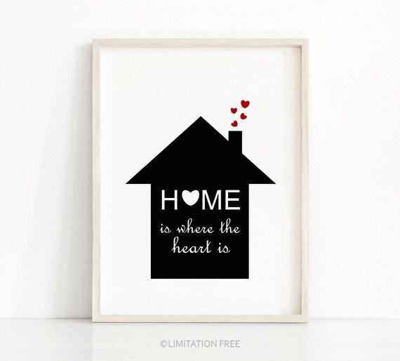 Printable Wall Art Quote Black and White Print Digital - Etsy