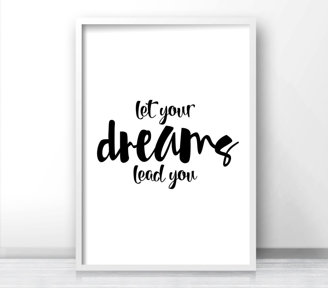 Inspirational Quote Print Wall Art Printable Quote Digital | Etsy
