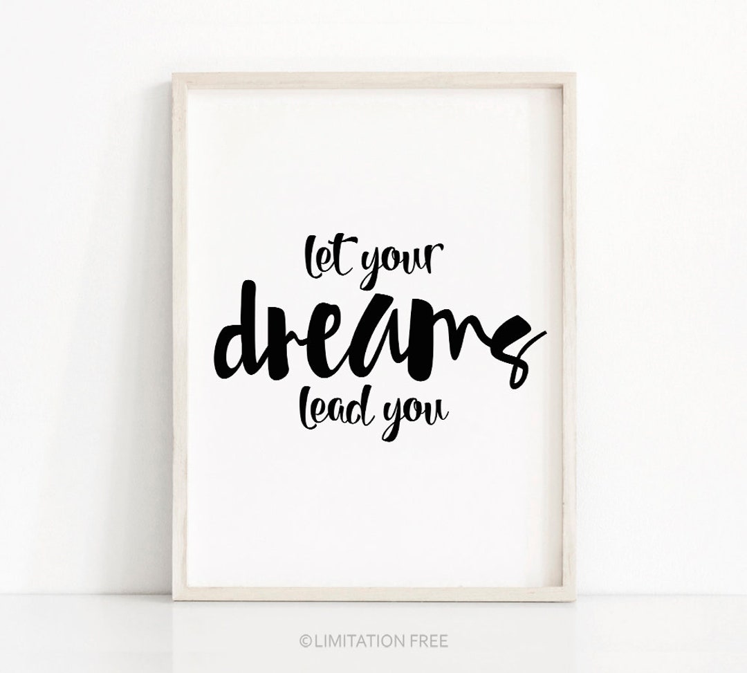 Inspirational Quote Print, Wall Art Printable Quote, Digital Download ...