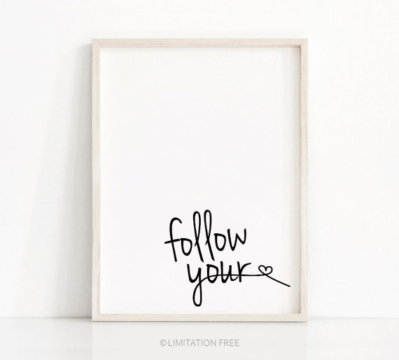 Typography print,  Inspirational quote, Black and white wall art,  Motivational print, Digital download wall art, Printable life quote decor